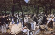 Edouard Manet Music in the Tuileries Garden oil painting